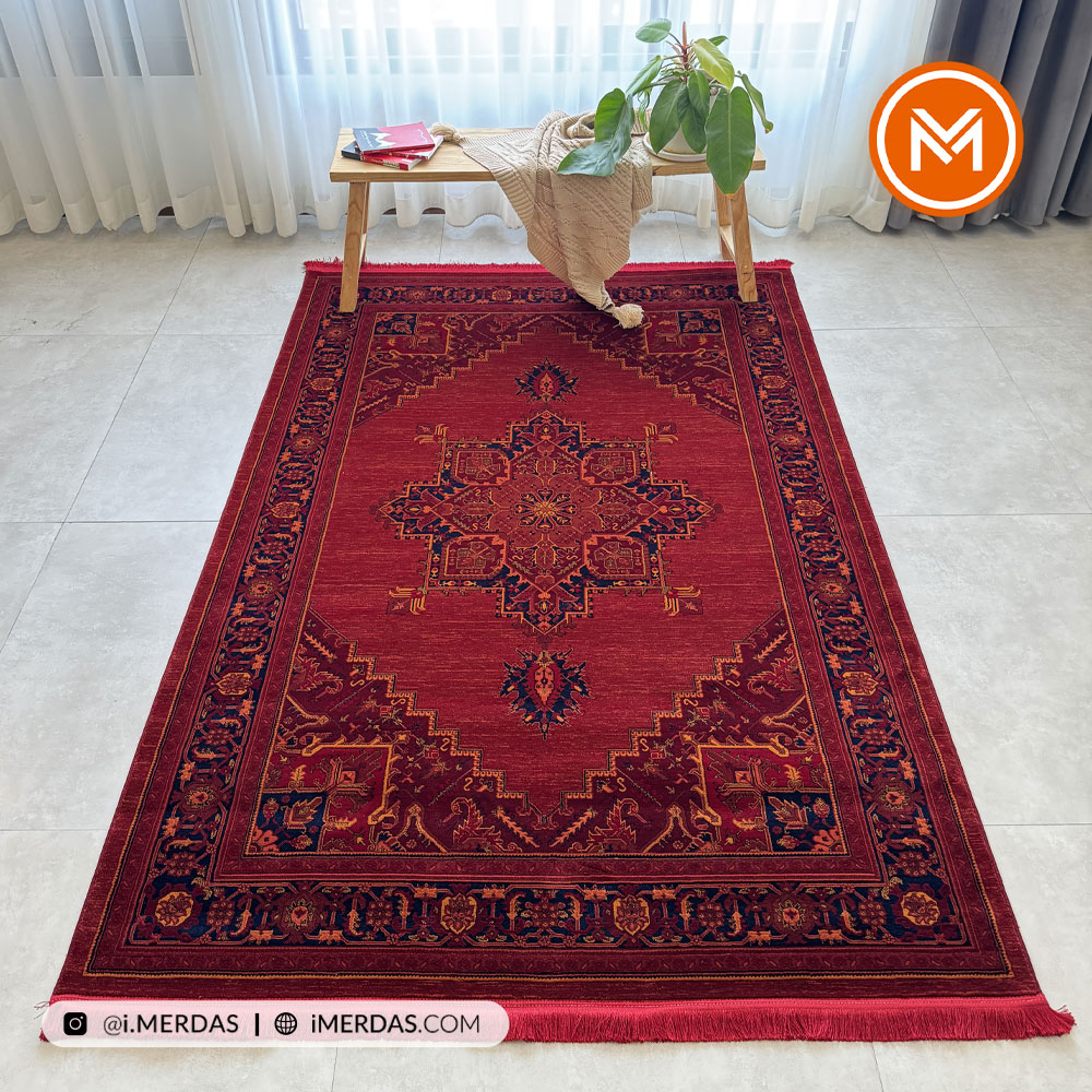 فرش گبه کد 2-2808 زمینه تمام رنگ